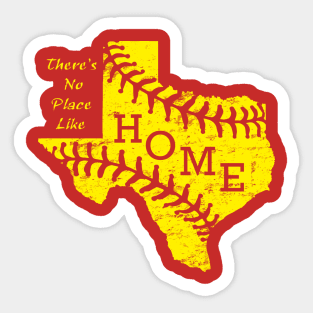 Vintage Home Texas State Softball Fastpitch Original Sticker